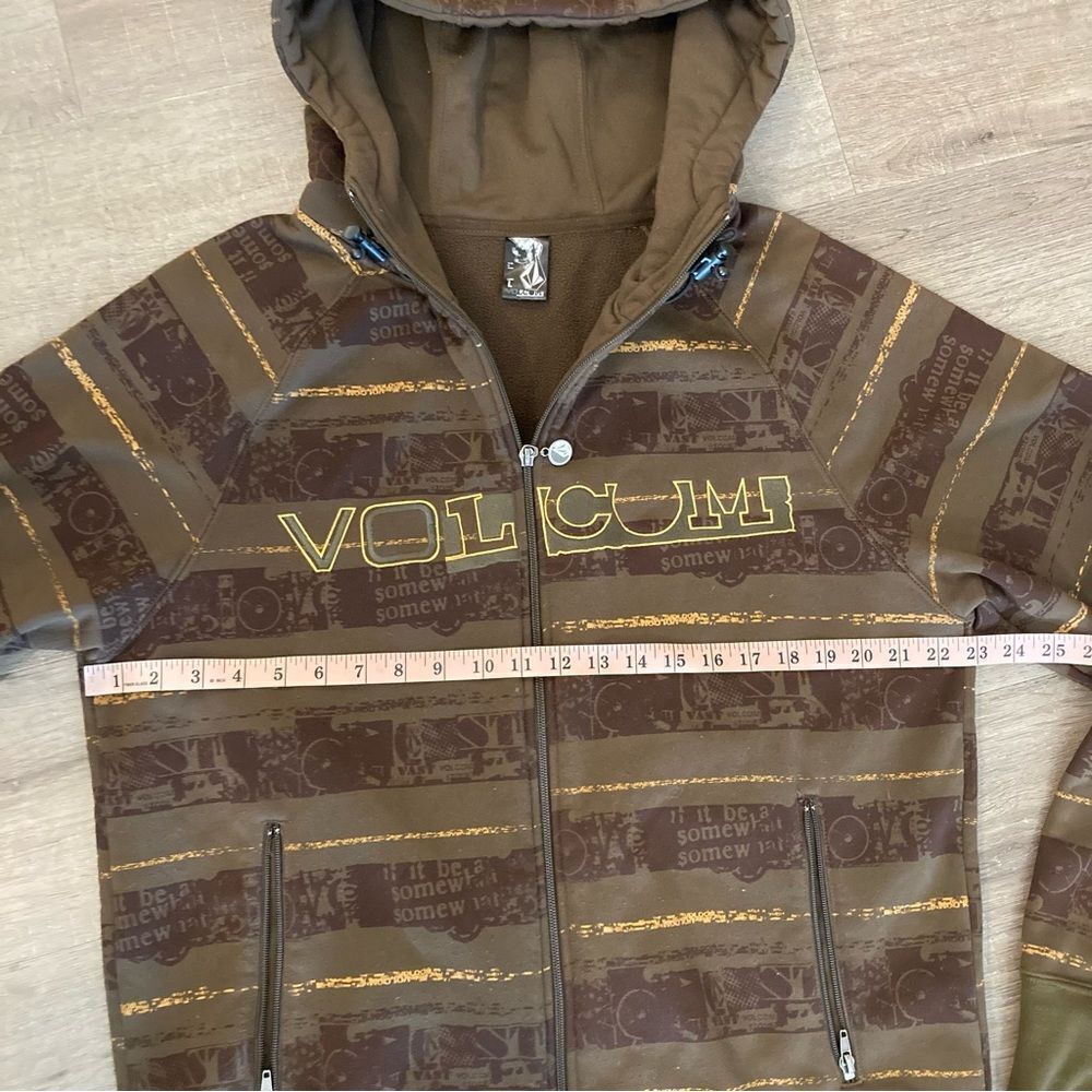 VolcomâStripped Hoodie L EUC - Picture 6 of 10